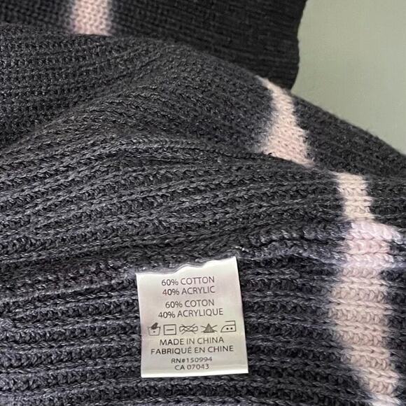 Belle by Belldini Sweater Size Medium Purple Tie Dye Pocket Cardigan Festival - Picture 6 of 8